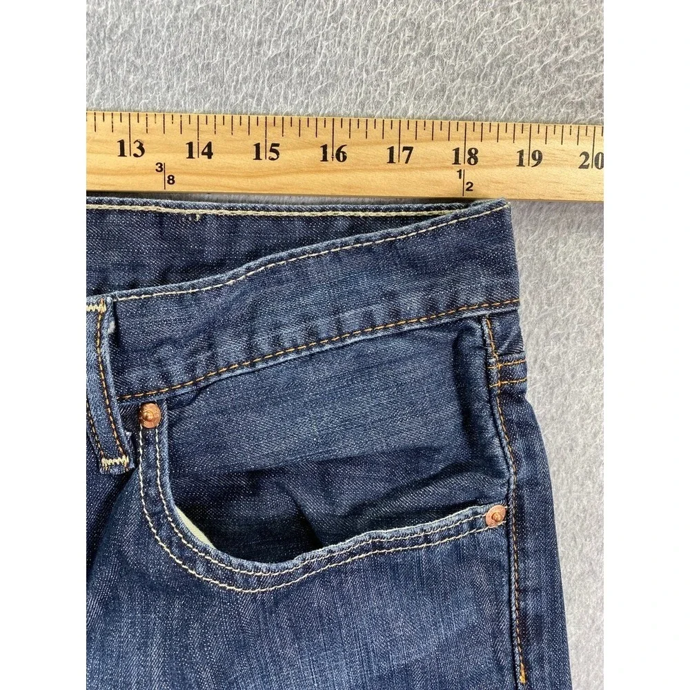 Levi's 527 Bootcut Jeans Men's 38x30 Dark Wash 100% Cotton Cowboy Western USA